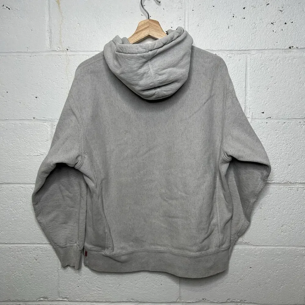 Supreme Drop Shadow Hooded Sweatshirt “Heather Gray” FW20 - Picture 2 of 11